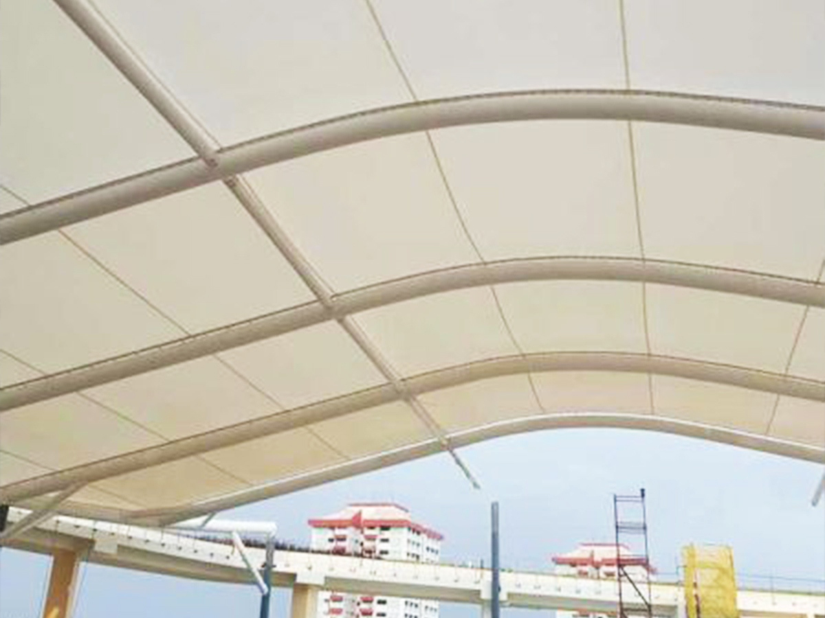 Singapore Badminton Court Prefabricated 3D Steel Pipe Truss Roof Singapore Badminton Court Prefabricated 3D Steel Pipe Truss Roof