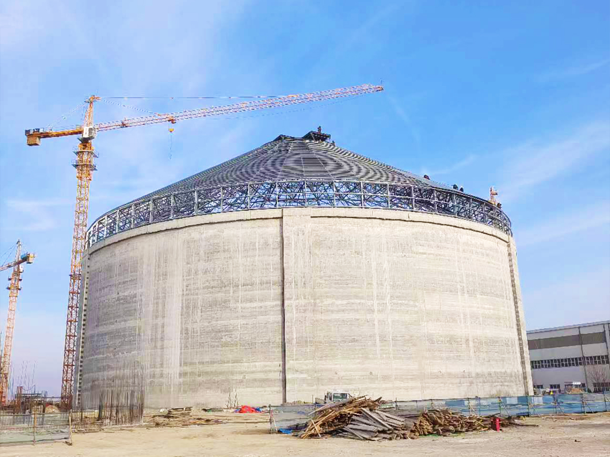 Large-Span Steel Clinker Warehouse Structure